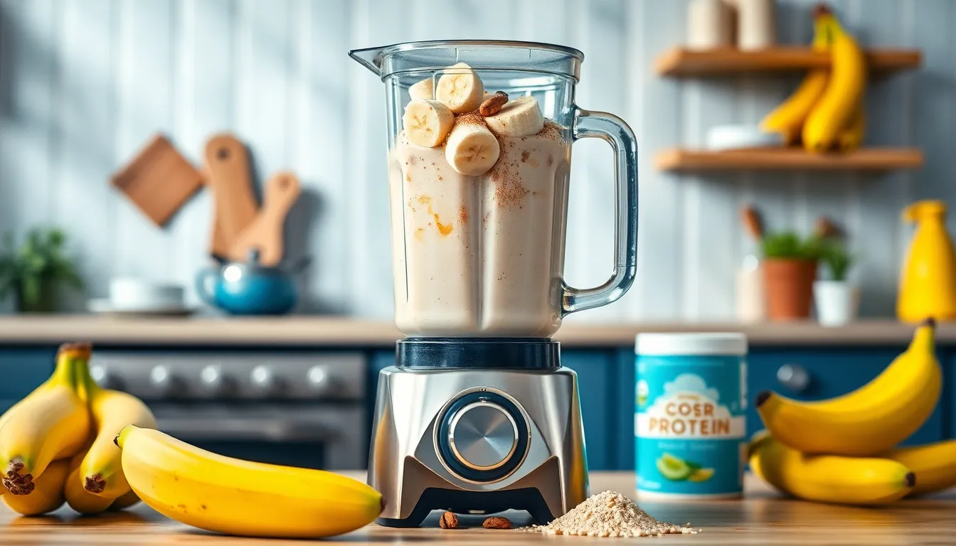 5-Minute Banana Protein Shake Recipe for Post-Workout Recovery (Easy & Creamy!) 3
