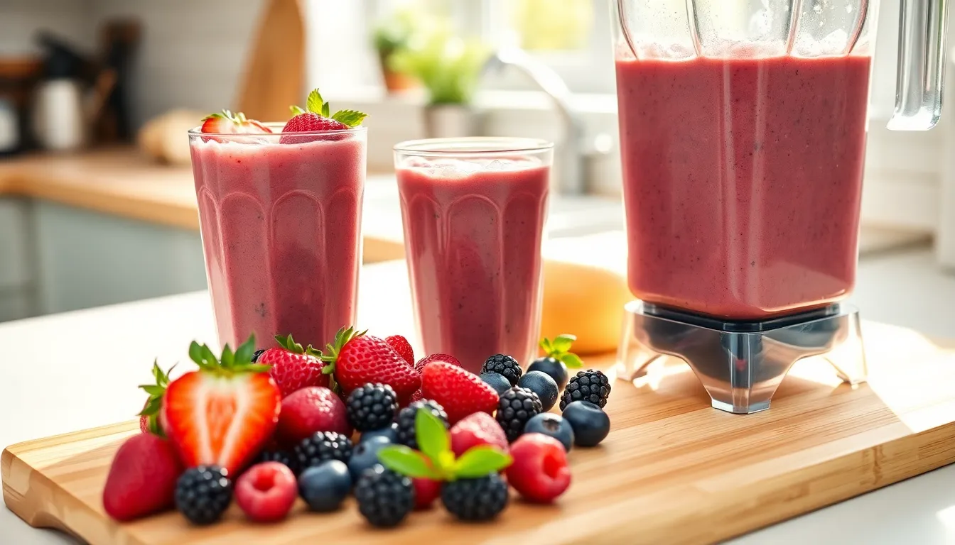 Berry Protein Shake Recipe: 25g Protein in 3 Minutes (No Chalky Taste!) 4 Berry Protein Shake Recipe: 25g Protein in 3 Minutes (No Chalky Taste!) 3