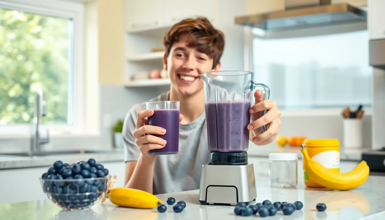 Blueberry Protein Shake Recipe: Easy 5-Minute Post-Workout Powerhouse 4 Blueberry Protein Shake Recipe: Easy 5-Minute Post-Workout Powerhouse 3