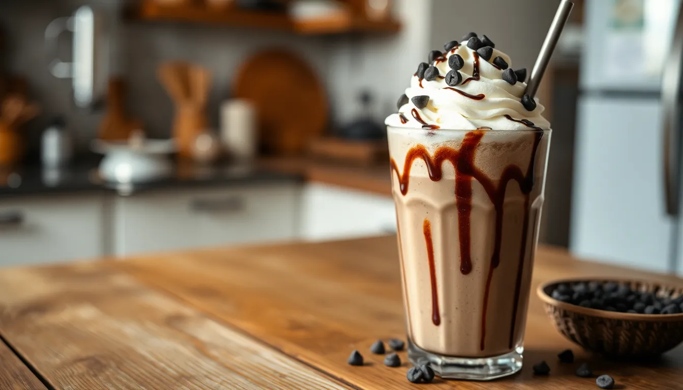 Double Chocolate Chip Frappuccino Starbucks Recipe (Easy 5-Minute Copycat!) 4 Double Chocolate Chip Frappuccino Starbucks Recipe (Easy 5-Minute Copycat!) 3