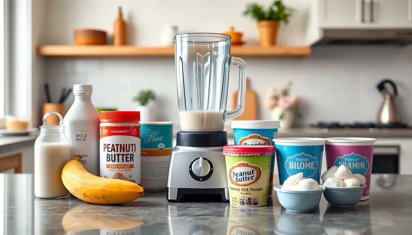 High Calorie Shake Recipe: 800+ Calorie Muscle Building Smoothie (Ready in 5 Minutes) 4 High Calorie Shake Recipe: 800+ Calorie Muscle Building Smoothie (Ready in 5 Minutes) 3