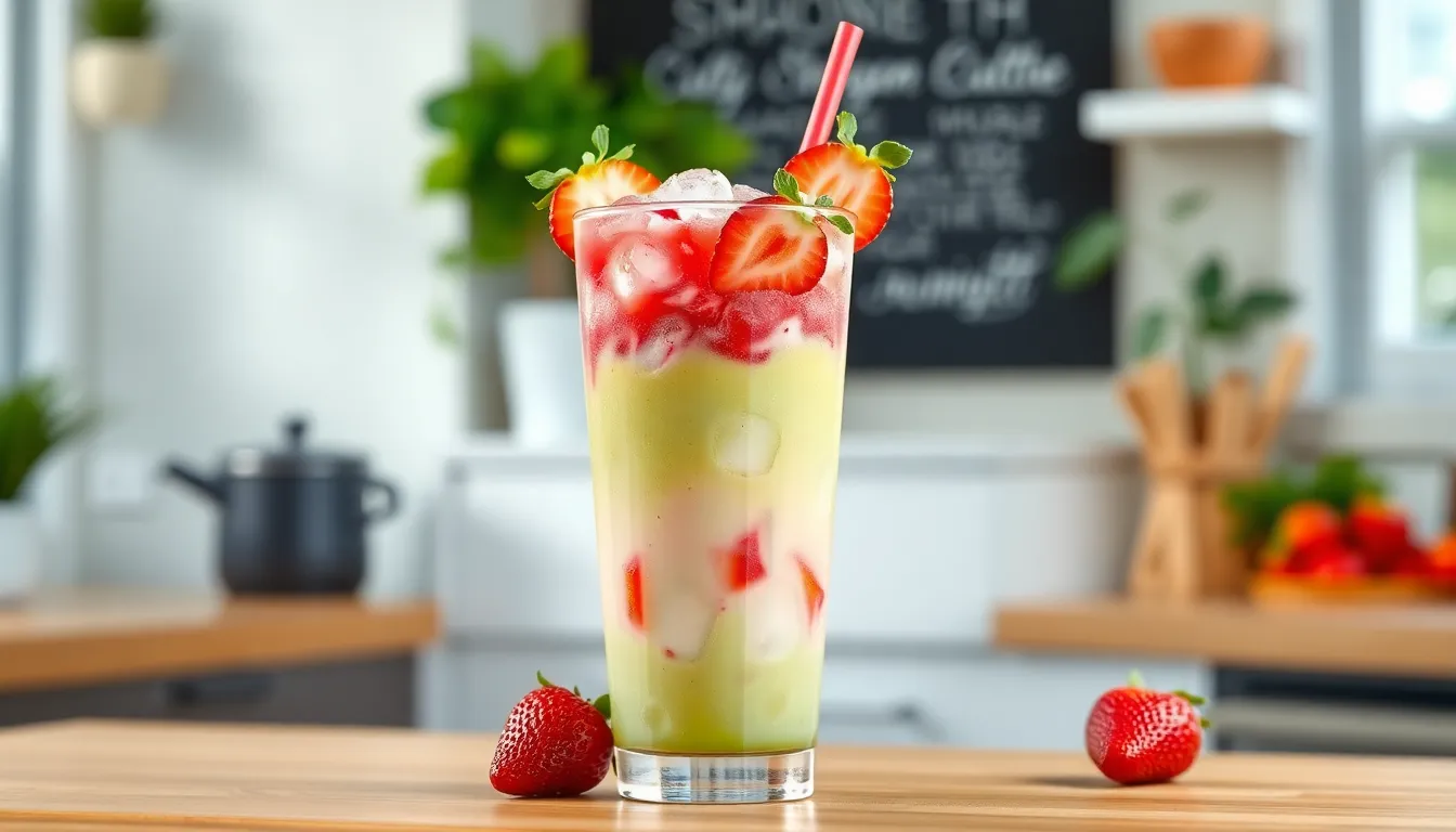 How to Make an Iced Strawberry Matcha Latte at Home (Easy Recipe + Pro Tips) 4 How to Make an Iced Strawberry Matcha Latte at Home (Easy Recipe + Pro Tips) 3