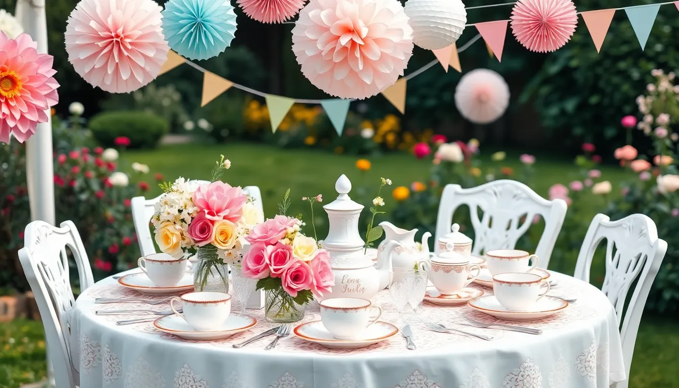 25 Stunning Tea Party Decoration Ideas That'll Wow Your Guests (Budget-Friendly!) 4 25 Stunning Tea Party Decoration Ideas That'll Wow Your Guests (Budget-Friendly!) 3