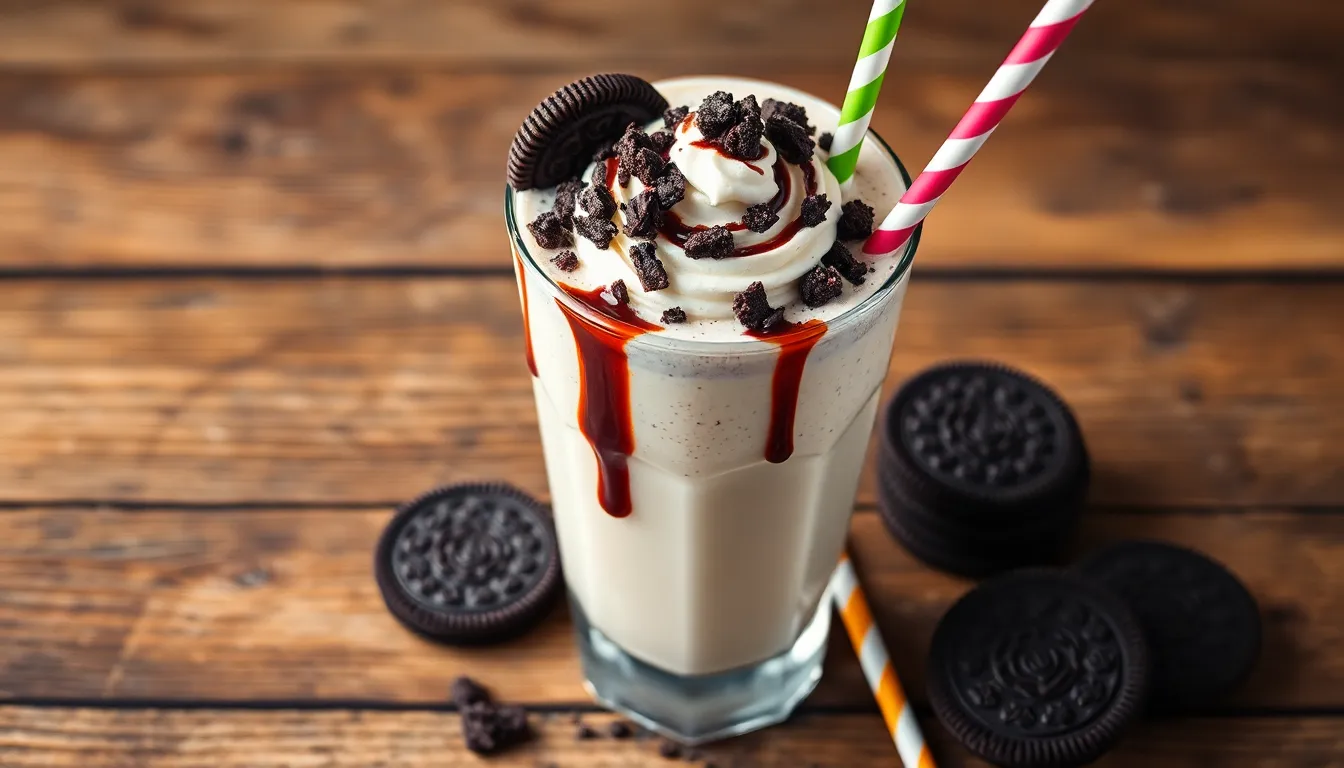 Easy 5-Minute Oreo Smoothie Recipe (Creamy & Delicious!) 4 Easy 5-Minute Oreo Smoothie Recipe (Creamy & Delicious!) 3