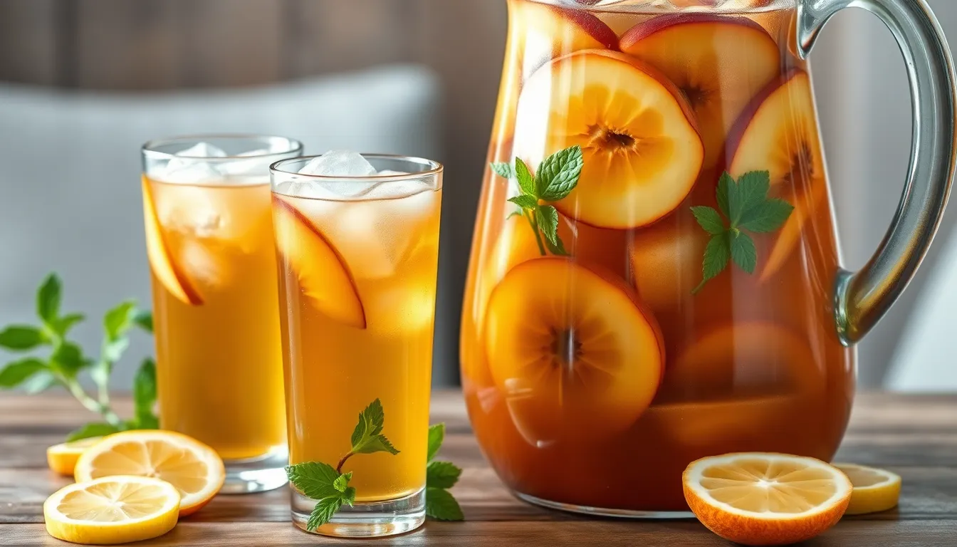 Easy Homemade Peach Iced Tea Recipe (Perfect for Summer!) 3