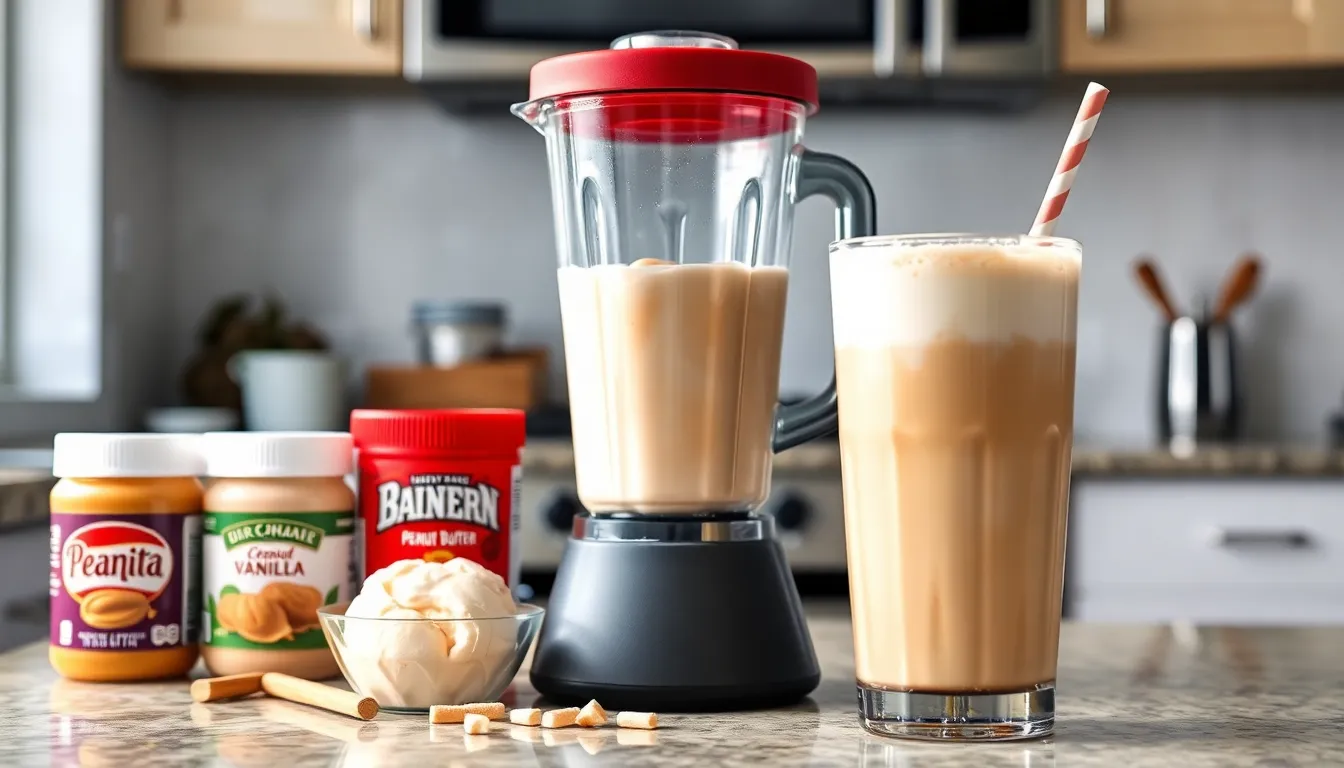 Easy 5-Minute Peanut Butter Shake Recipe (Restaurant-Quality at Home!) 4 Easy 5-Minute Peanut Butter Shake Recipe (Restaurant-Quality at Home!) 3