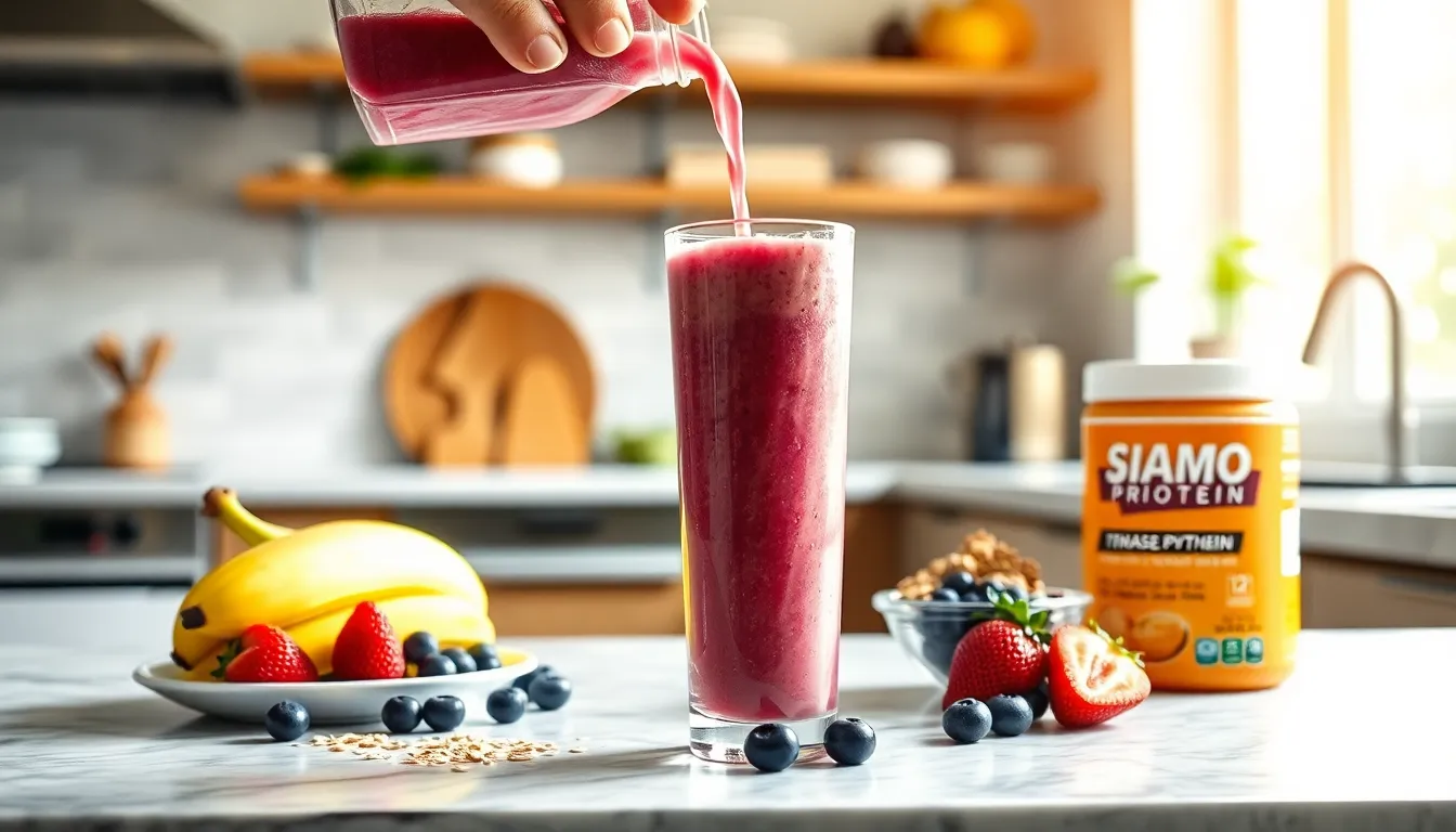 Best Pre Workout Smoothie Recipe for Energy & Performance (5-Minute Blend) 4 Best Pre Workout Smoothie Recipe for Energy & Performance (5-Minute Blend) 3