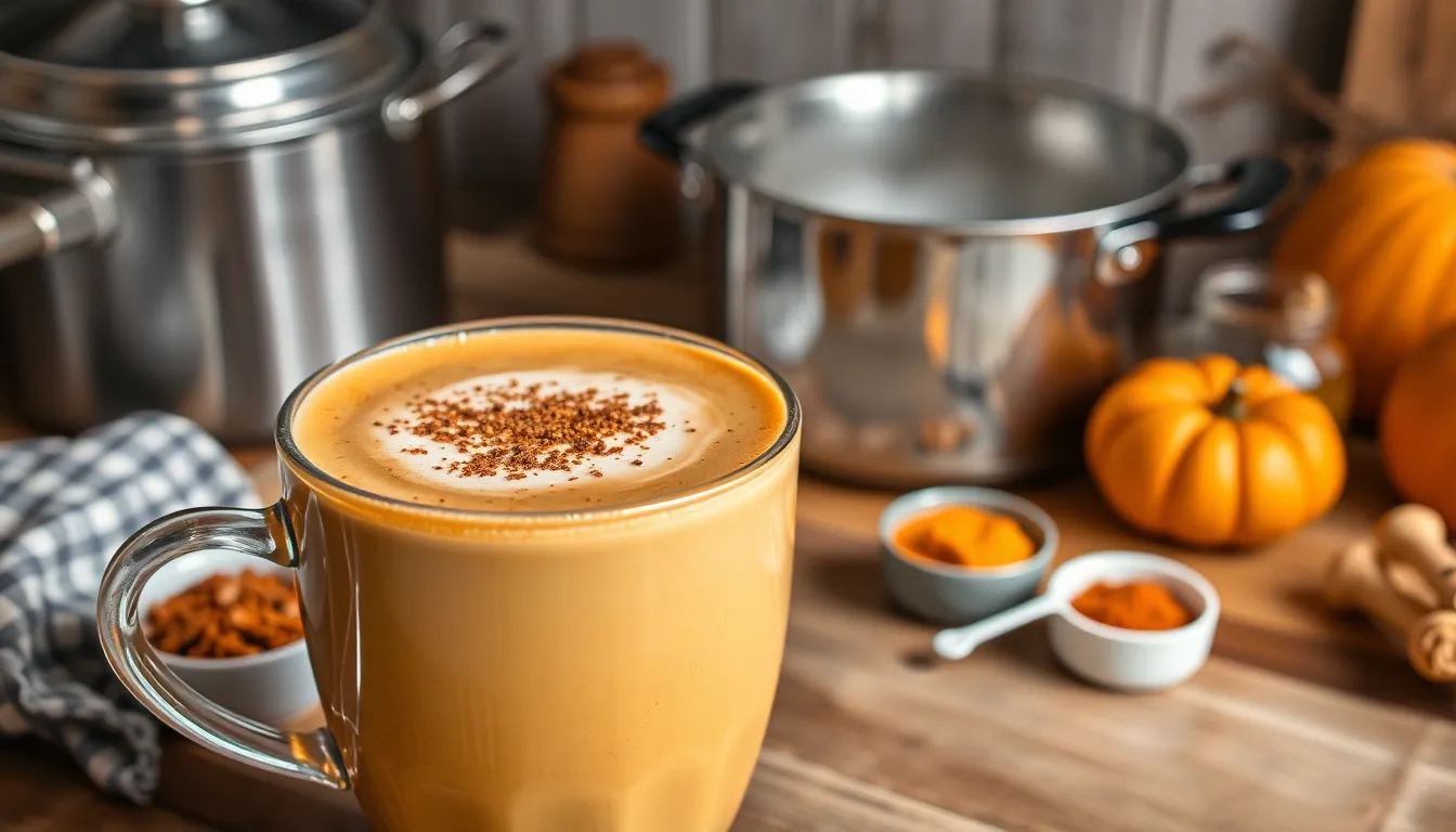 Homemade Pumpkin Spice Chai Latte Recipe (Hot & Iced) - Better Than Starbucks 4 Homemade Pumpkin Spice Chai Latte Recipe (Hot & Iced) - Better Than Starbucks 3