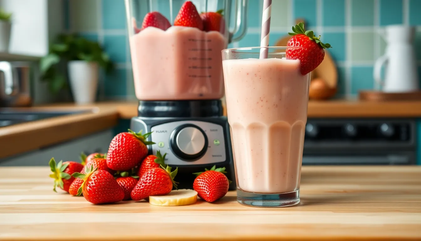 Perfect Strawberry Banana Smoothie Recipe (Ready in 5 Minutes!) 4 Perfect Strawberry Banana Smoothie Recipe (Ready in 5 Minutes!) 3