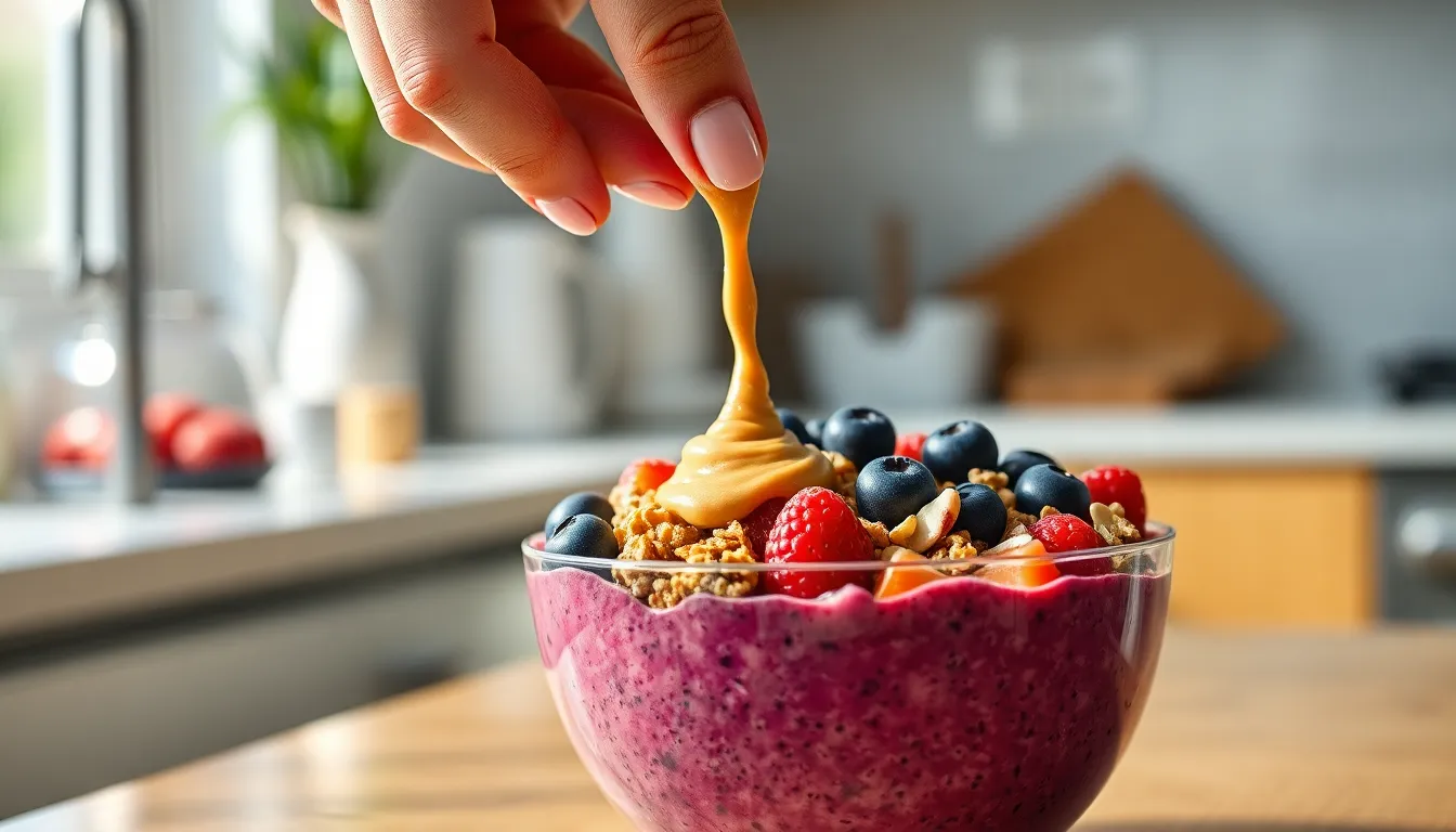 Perfect Thick Smoothie Bowl Recipe (No More Runny Bowls!) 4 Perfect Thick Smoothie Bowl Recipe (No More Runny Bowls!) 3