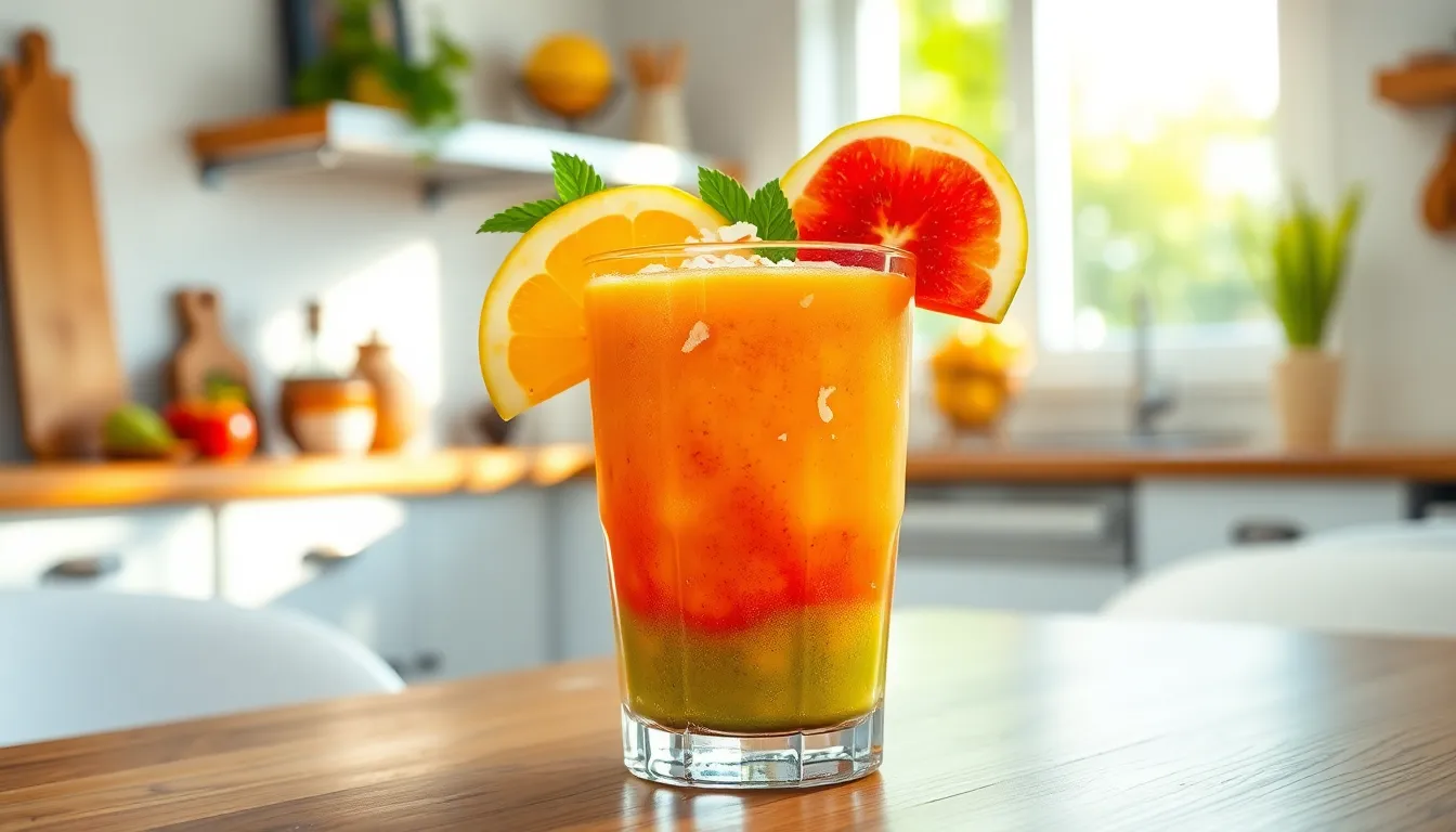 5-Minute Tropical Smoothie Recipe That Tastes Like Paradise (Easy & Healthy!) 3