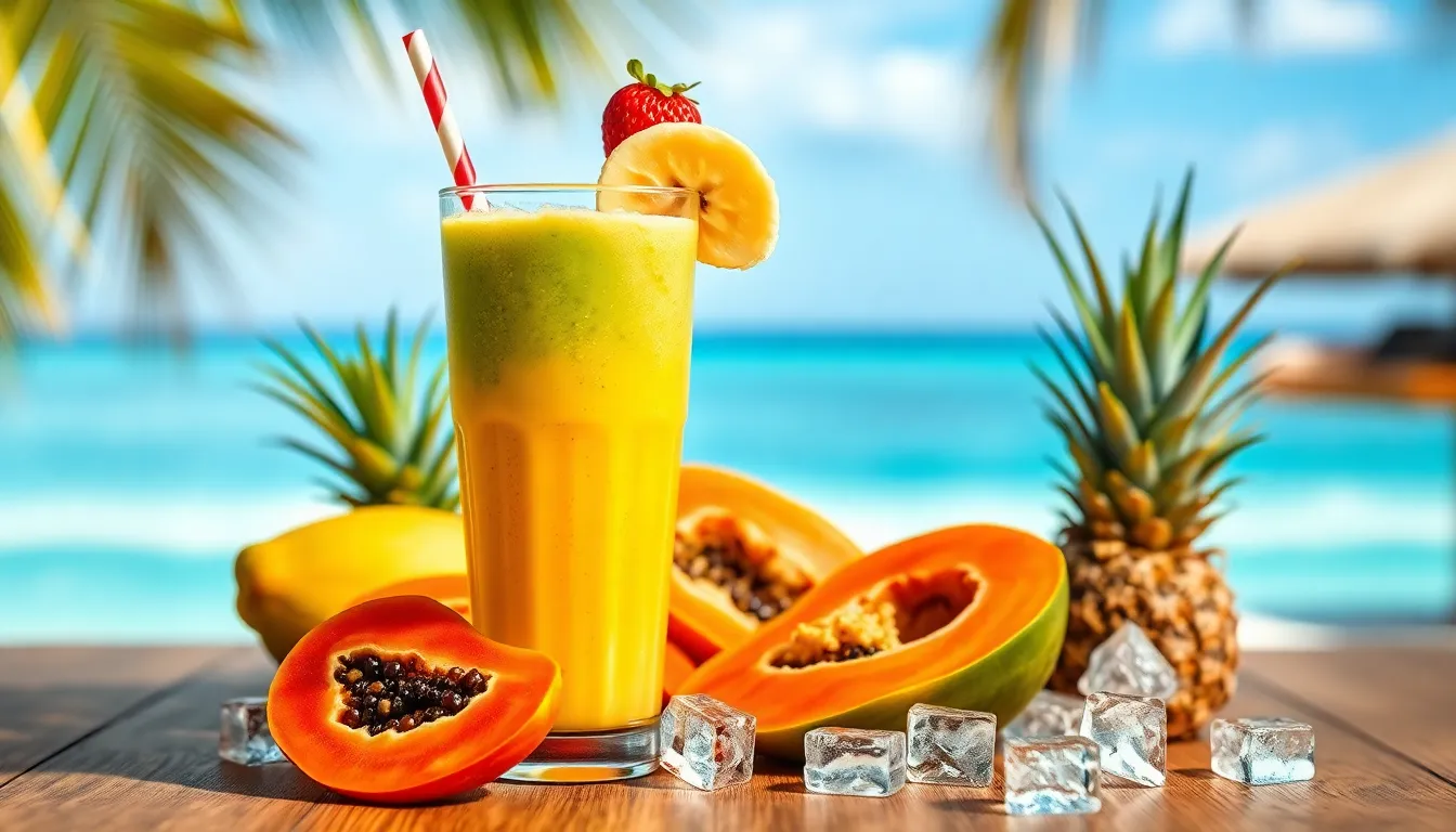 Caribbean Way Smoothie King Recipe: Make This Tropical Paradise Drink at Home 5
