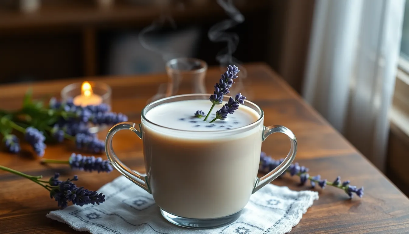 How to Make Lavender Milk Tea: Easy Recipe for Hot & Iced Versions at Home 6 How to Make Lavender Milk Tea: Easy Recipe for Hot & Iced Versions at Home 5