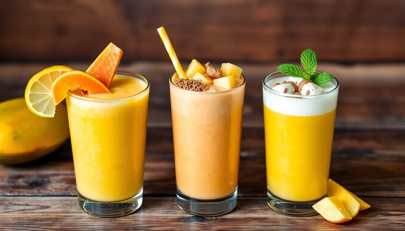 Perfect Mango Smoothie Recipe (5 Minutes + 3 Healthy Variations!) 6 Perfect Mango Smoothie Recipe (5 Minutes + 3 Healthy Variations!) 5