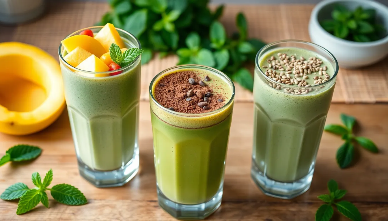 5-Minute Matcha Smoothie Recipe: Creamy, Energizing & Restaurant-Quality at Home 6 5-Minute Matcha Smoothie Recipe: Creamy, Energizing & Restaurant-Quality at Home 5