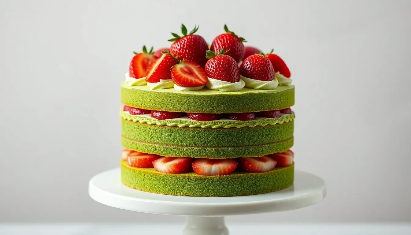 Easy Matcha Strawberry Cake Recipe: Japanese-Inspired Dessert with Step-by-Step Guide 6 Easy Matcha Strawberry Cake Recipe: Japanese-Inspired Dessert with Step-by-Step Guide 5