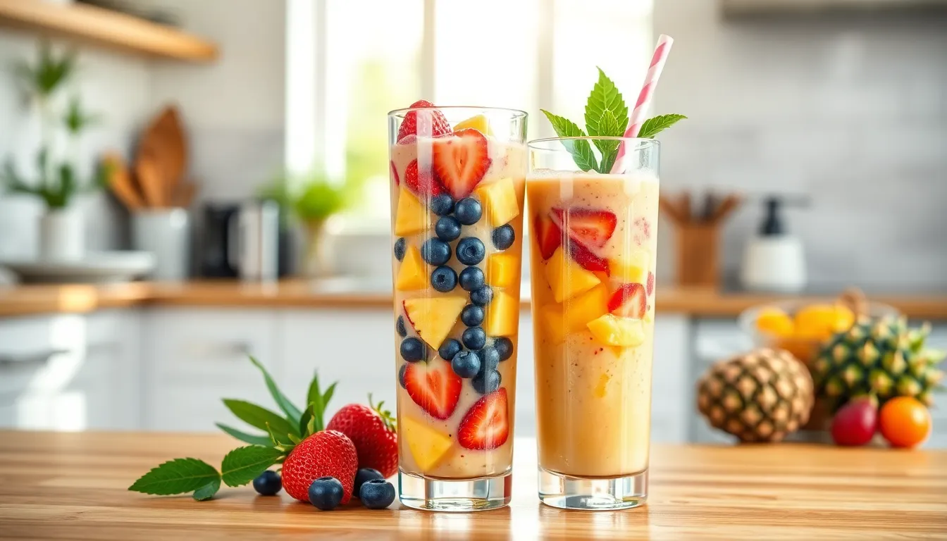 Easy Mixed Fruit Smoothie Recipe: 5-Minute Healthy Breakfast Blend 6 Easy Mixed Fruit Smoothie Recipe: 5-Minute Healthy Breakfast Blend 5