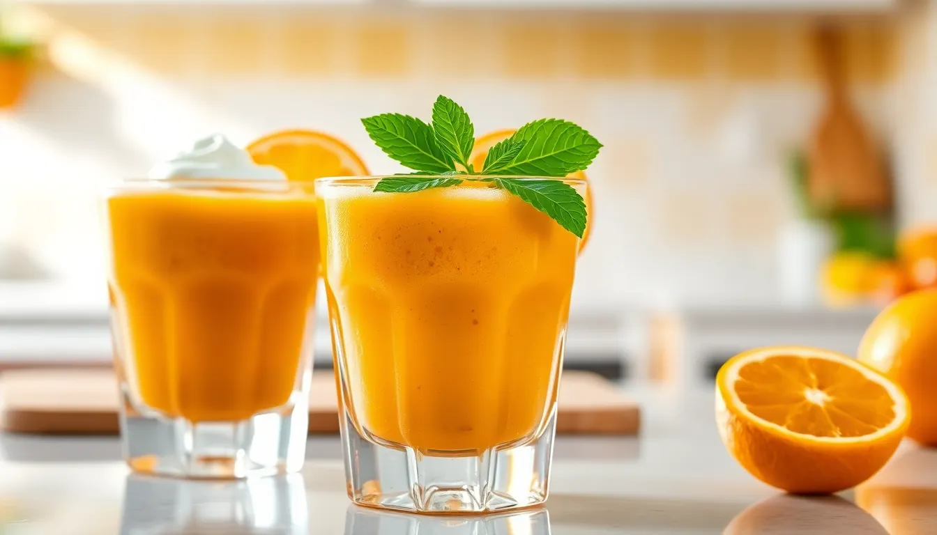 5-Minute Orange Smoothie Recipe (Creamy & Refreshing!) 5