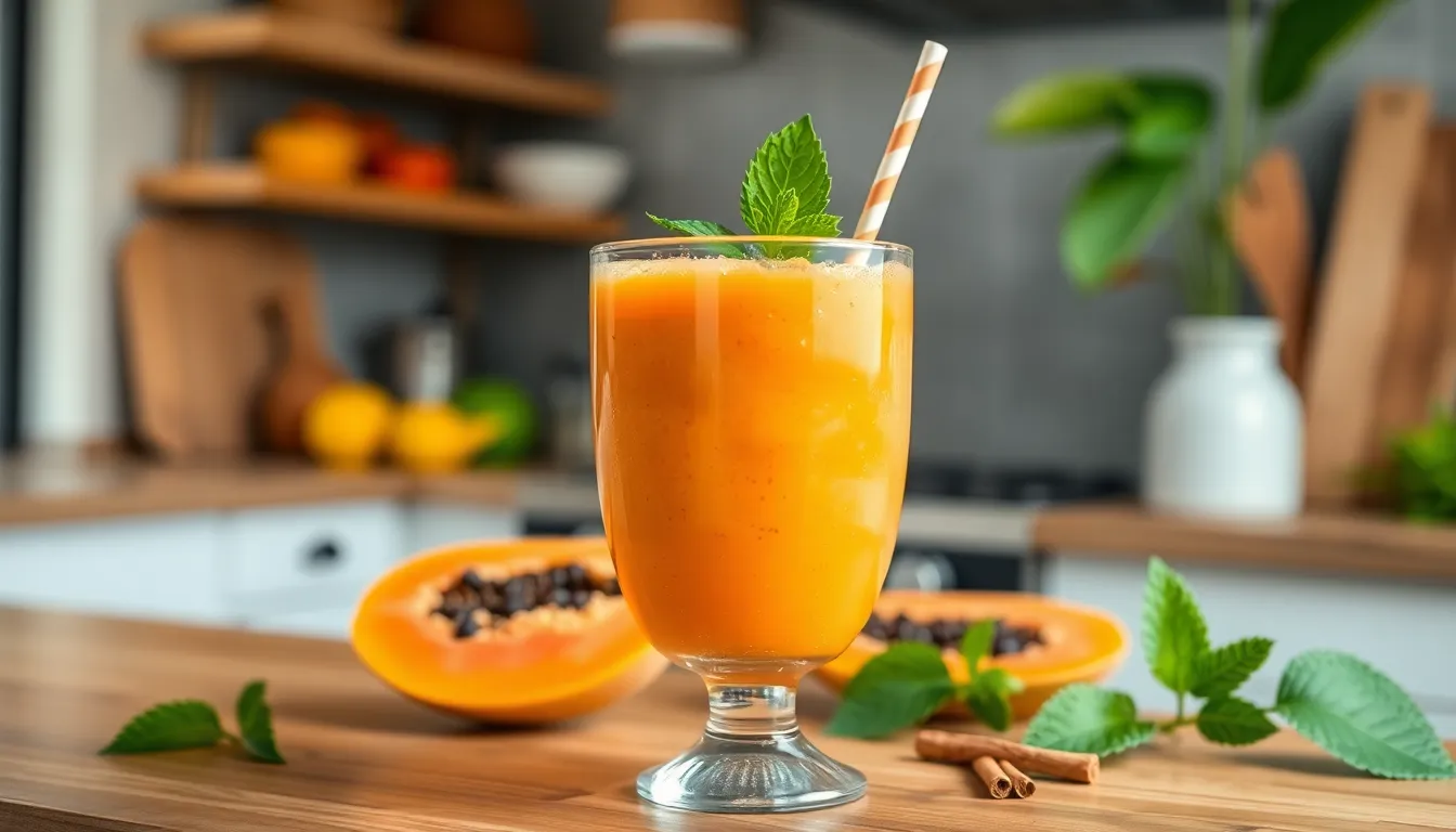 Perfect Papaya Smoothie Recipe: Creamy, Healthy & Ready in 5 Minutes 5
