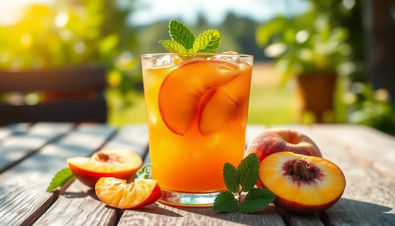 Easy Homemade Peach Iced Tea Recipe (Perfect for Summer!) 5