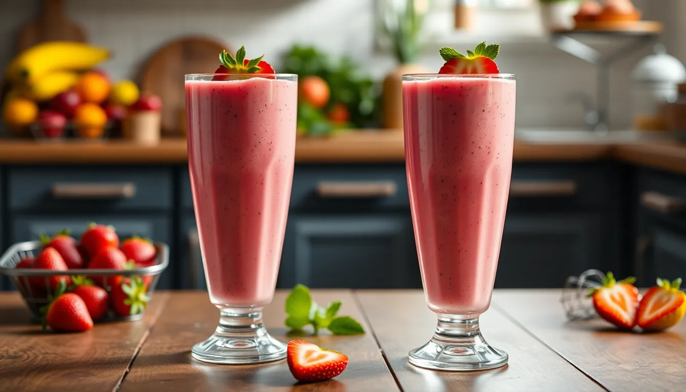 Perfect Strawberry Banana Smoothie Recipe (Ready in 5 Minutes!) 6 Perfect Strawberry Banana Smoothie Recipe (Ready in 5 Minutes!) 5