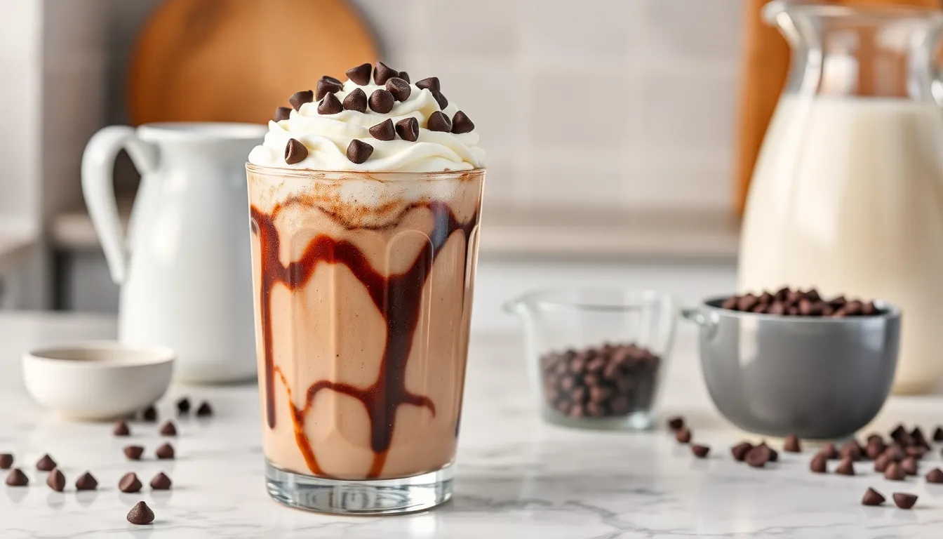 Double Chocolate Chip Frappuccino Starbucks Recipe (Easy 5-Minute Copycat!) 8 Double Chocolate Chip Frappuccino Starbucks Recipe (Easy 5-Minute Copycat!) 7