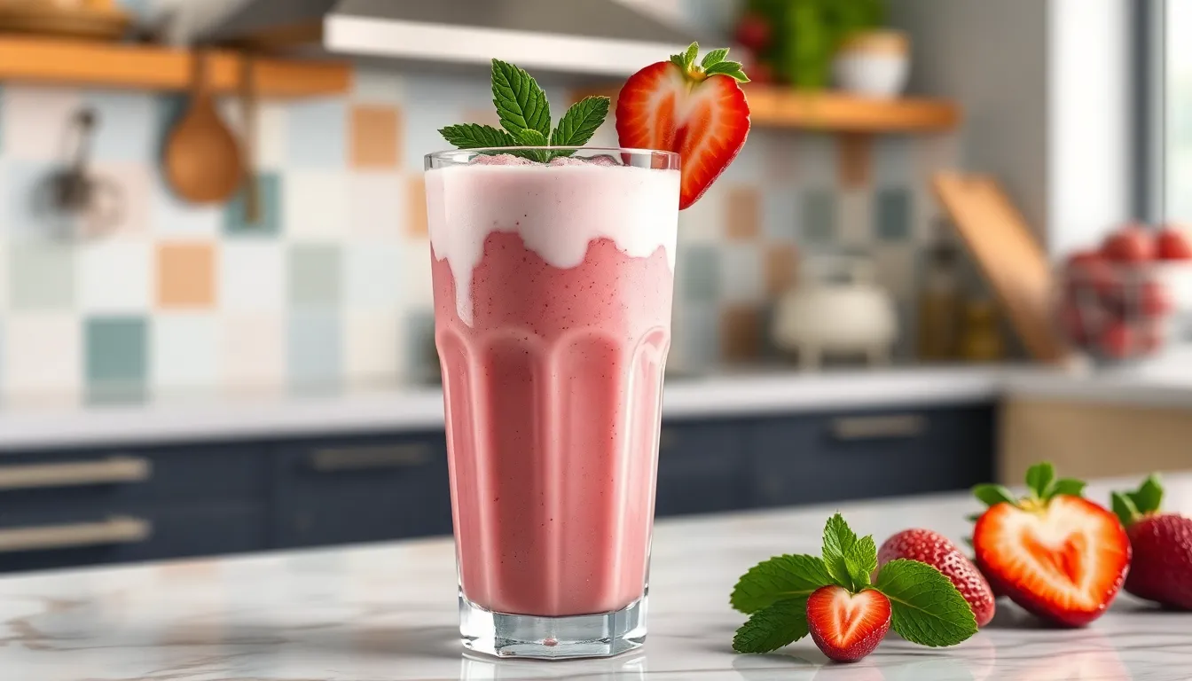 Hailey Bieber Smoothie Recipe: Make Her Viral Erewhon Strawberry Glaze Drink at Home 8 Hailey Bieber Smoothie Recipe: Make Her Viral Erewhon Strawberry Glaze Drink at Home 7
