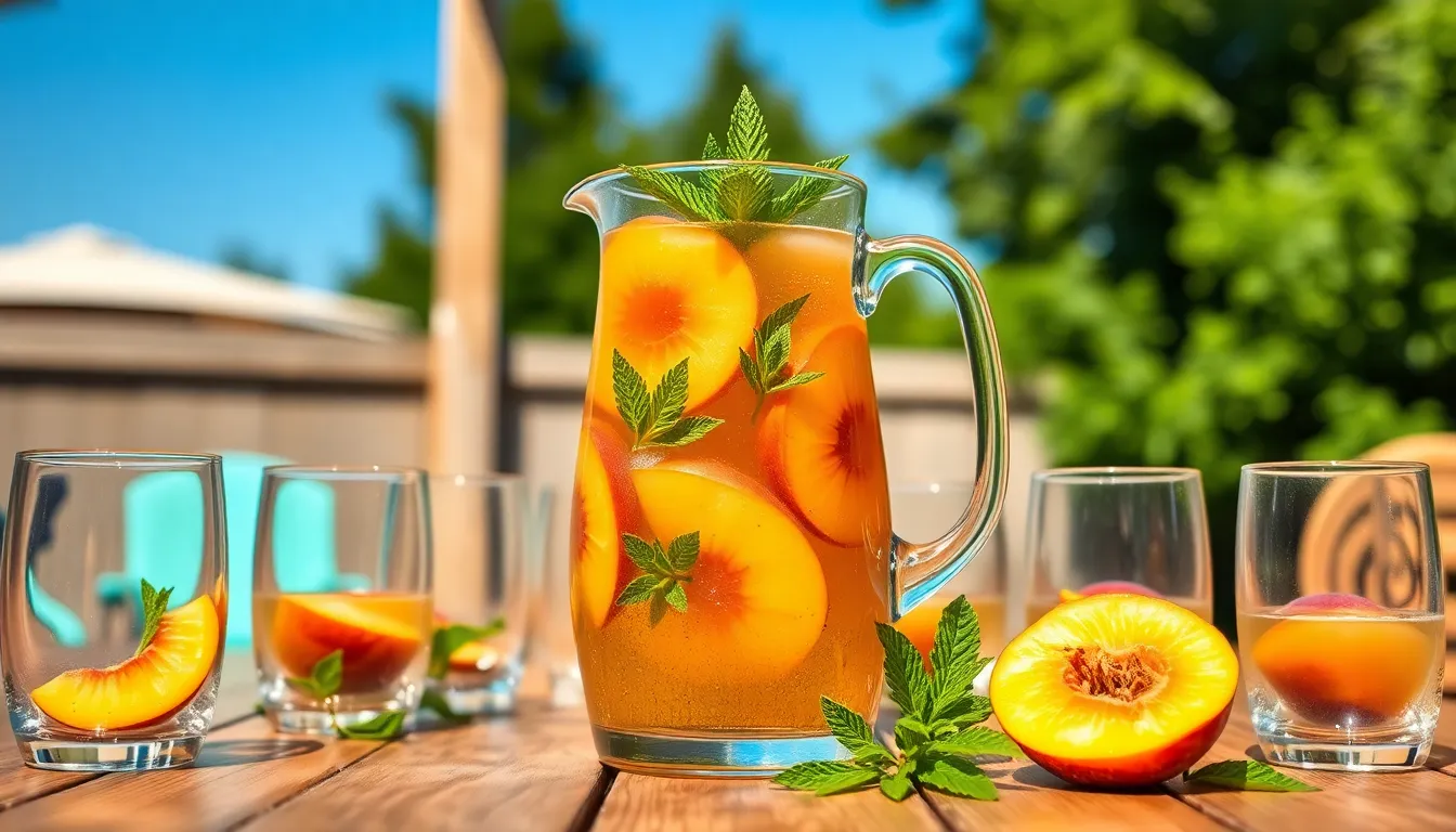 Easy Homemade Peach Iced Tea Recipe (Perfect for Summer!) 7