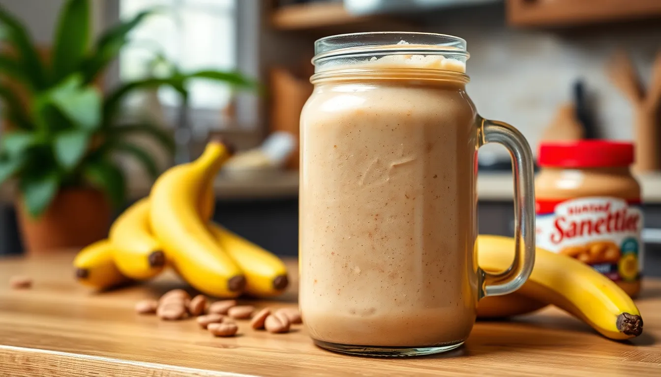 5-Minute Peanut Butter Smoothie Recipe (Creamy & Protein-Packed!) 8 5-Minute Peanut Butter Smoothie Recipe (Creamy & Protein-Packed!) 7