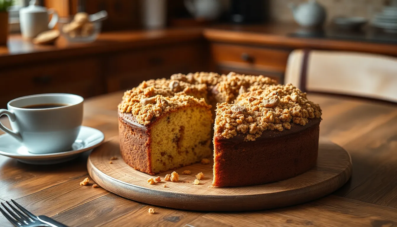 Easy Simple Coffee Cake Recipe – Ready in 30 Minutes with Cinnamon Streusel 8 Easy Simple Coffee Cake Recipe – Ready in 30 Minutes with Cinnamon Streusel 7