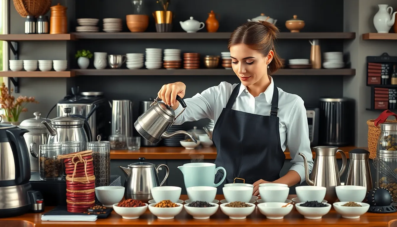 15 Stunning Tea Bar Ideas to Transform Any Space in Your Home 8 15 Stunning Tea Bar Ideas to Transform Any Space in Your Home 7