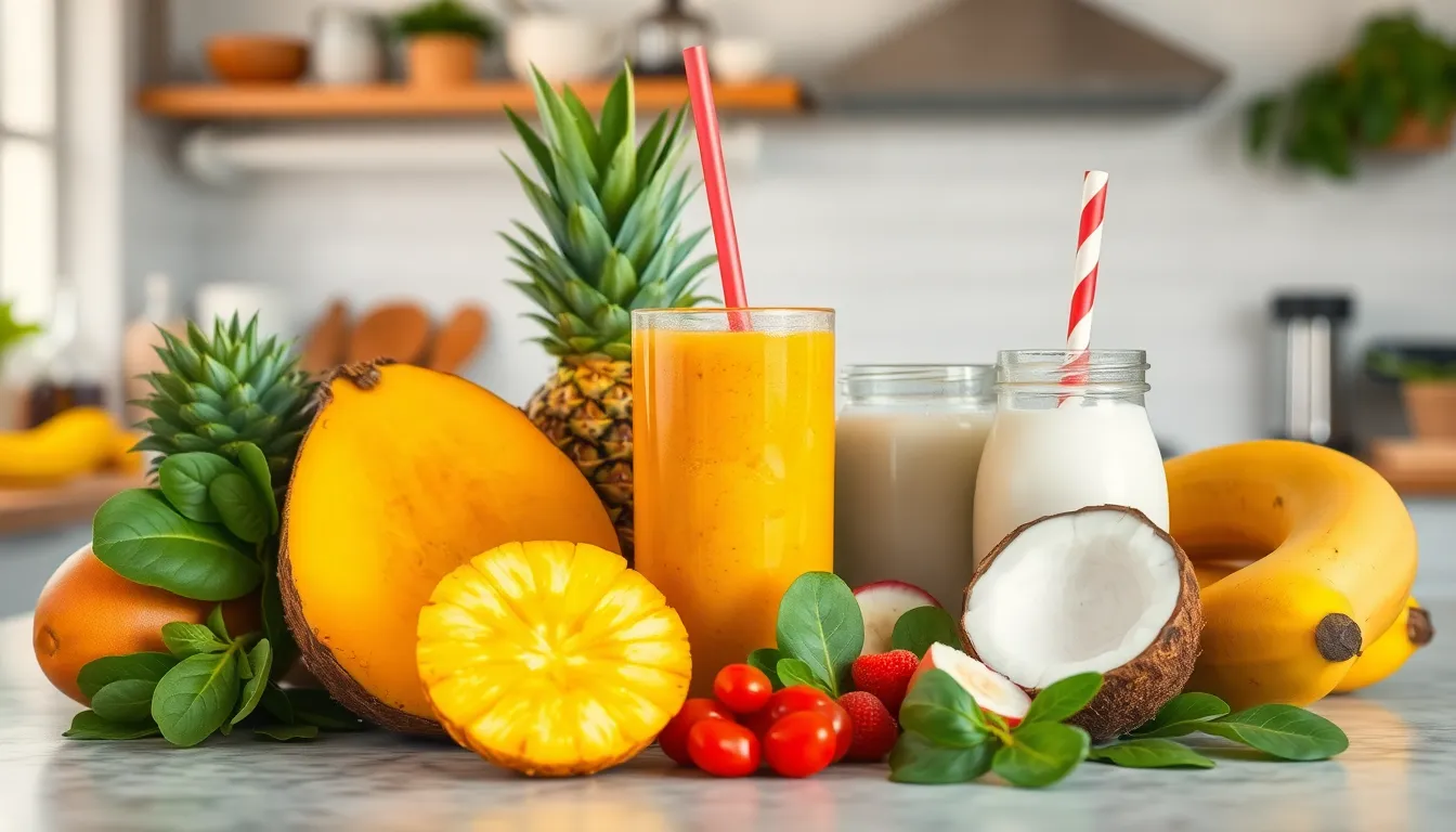 5-Minute Tropical Smoothie Recipe That Tastes Like Paradise (Easy & Healthy!) 7