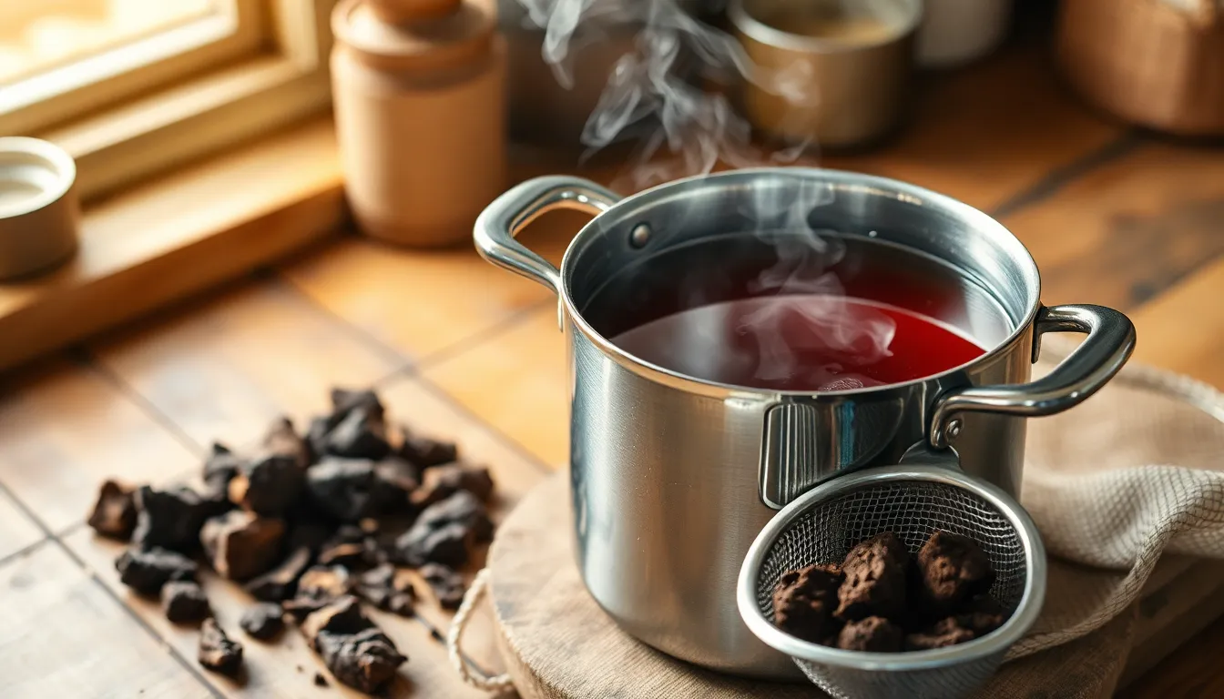 Easy Chaga Mushroom Tea Recipe: Brew This Antioxidant-Rich Superfood Tea at Home 10 Easy Chaga Mushroom Tea Recipe: Brew This Antioxidant-Rich Superfood Tea at Home 9