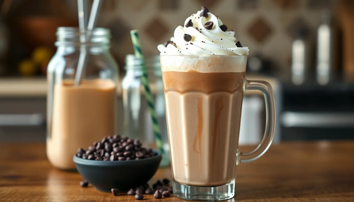 Double Chocolate Chip Frappuccino Starbucks Recipe (Easy 5-Minute Copycat!) 10 Double Chocolate Chip Frappuccino Starbucks Recipe (Easy 5-Minute Copycat!) 9
