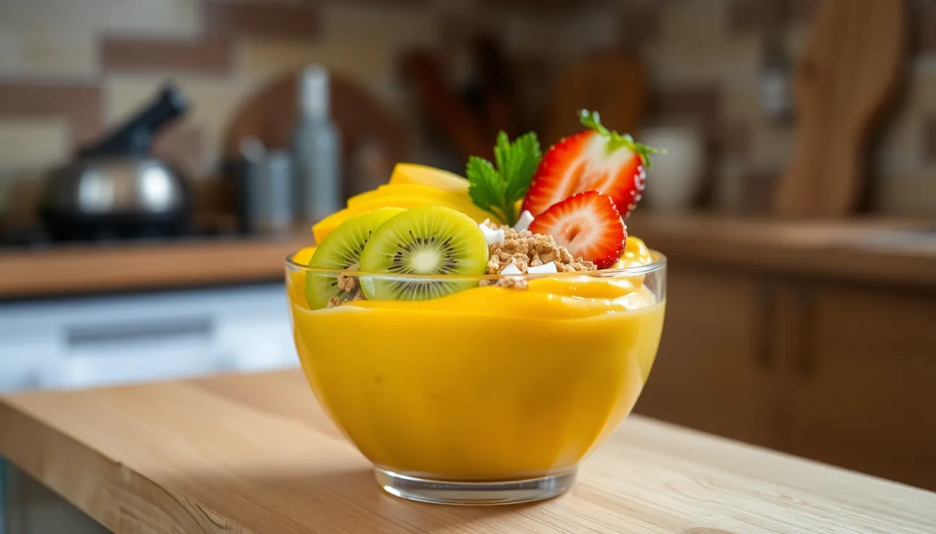 Easy 5-Ingredient Mango Smoothie Bowl Recipe (Thick & Creamy!) 10 Easy 5-Ingredient Mango Smoothie Bowl Recipe (Thick & Creamy!) 9