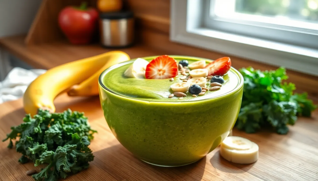 5-Minute Matcha Smoothie Bowl Recipe (Thick, Creamy & Instagram-Worthy!) 10 5-Minute Matcha Smoothie Bowl Recipe (Thick, Creamy & Instagram-Worthy!) 9
