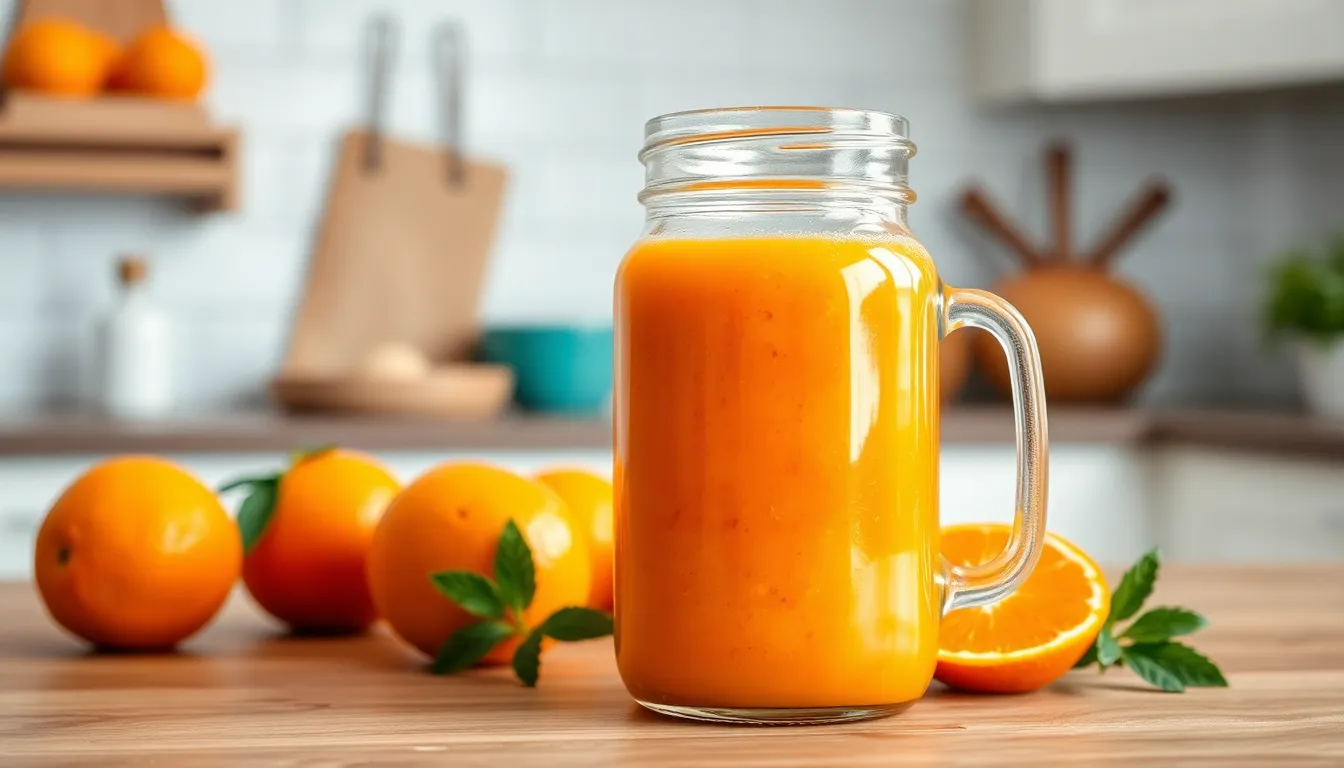 5-Minute Orange Smoothie Recipe (Creamy & Refreshing!) 9