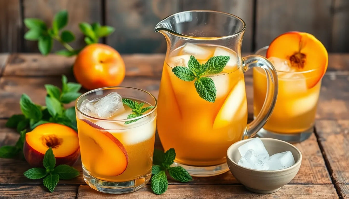 Easy Homemade Peach Iced Tea Recipe (Perfect for Summer!) 9
