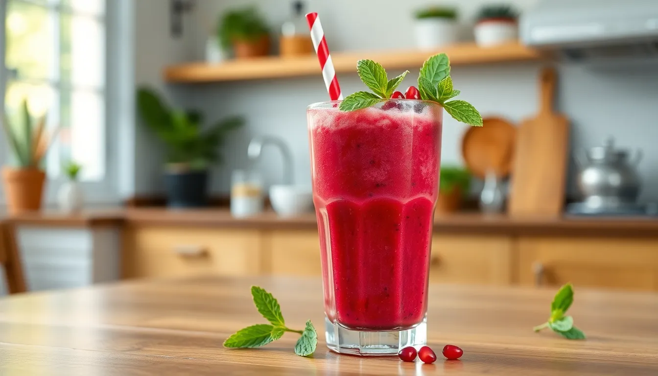 Easy Pomegranate Smoothie Recipe: 5-Minute Antioxidant Breakfast Boost 10 Easy Pomegranate Smoothie Recipe: 5-Minute Antioxidant Breakfast Boost 9