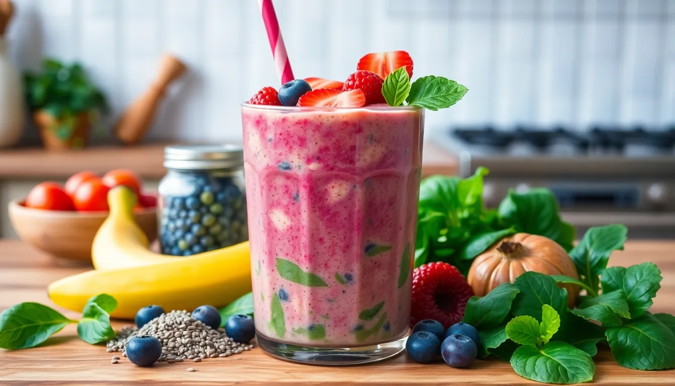 Best Pre Workout Smoothie Recipe for Energy & Performance (5-Minute Blend) 10 Best Pre Workout Smoothie Recipe for Energy & Performance (5-Minute Blend) 9