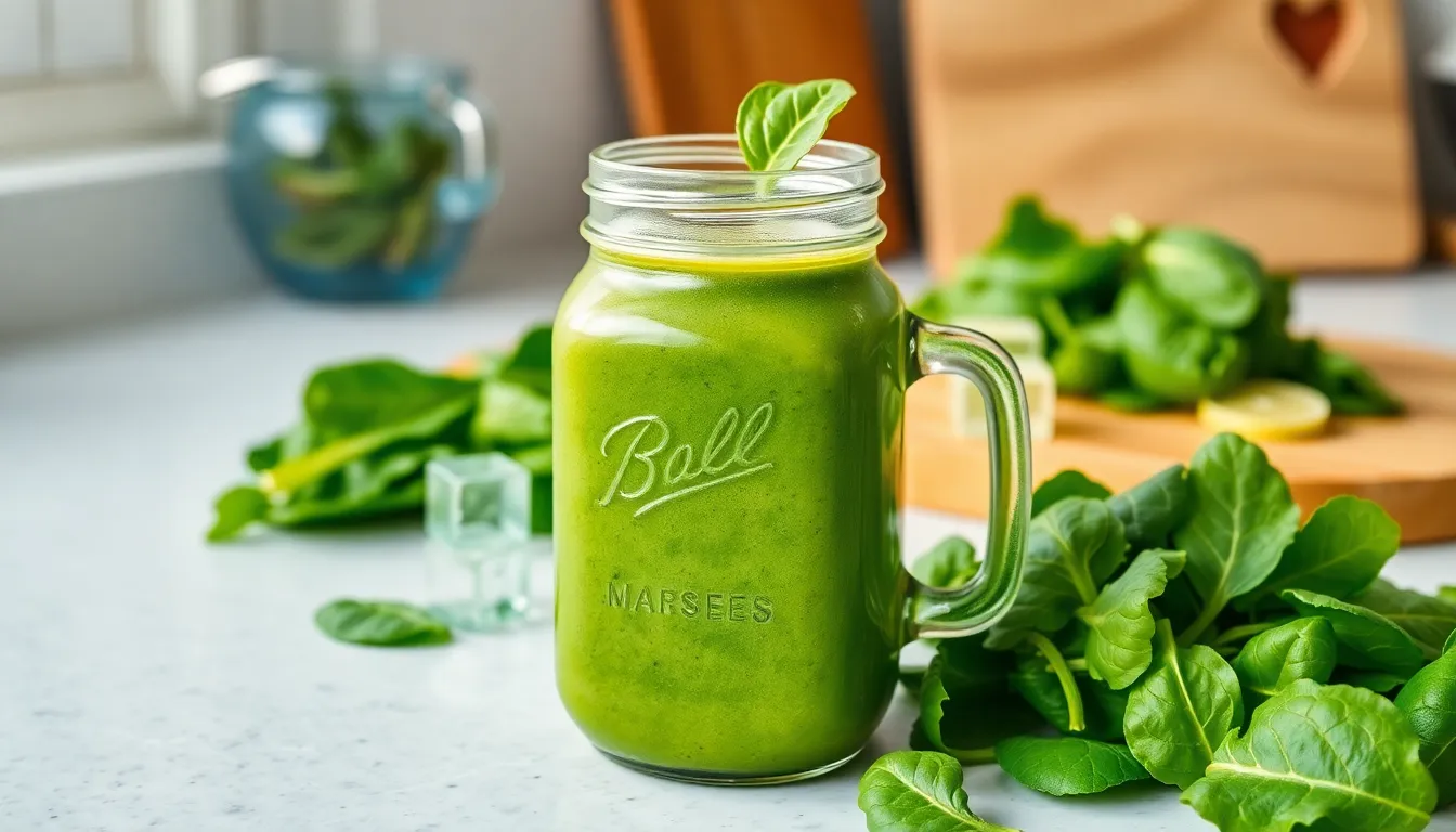 5-Minute Spinach Smoothie Recipe: Green Drink That Actually Tastes Amazing 10 5-Minute Spinach Smoothie Recipe: Green Drink That Actually Tastes Amazing 9