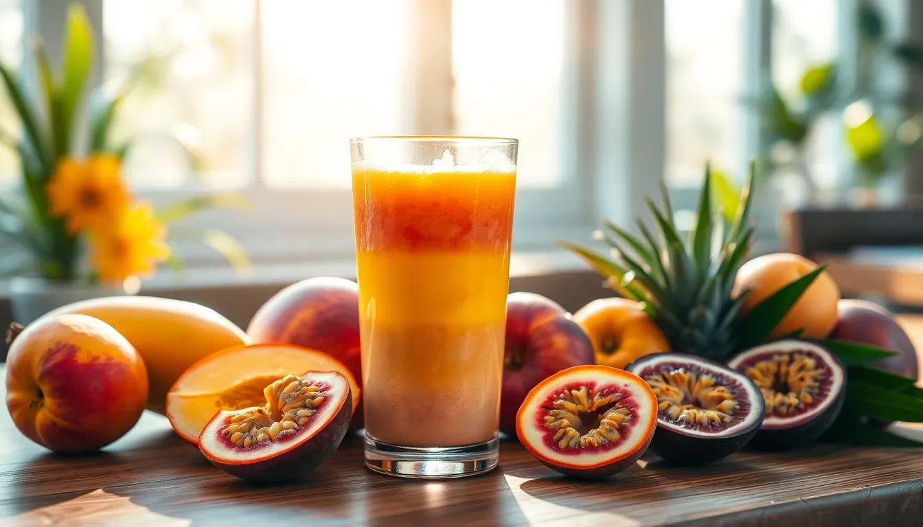 Sunrise Sunset Smoothie Recipe: Perfect Layered Smoothie in 10 Minutes 10 Sunrise Sunset Smoothie Recipe: Perfect Layered Smoothie in 10 Minutes 9