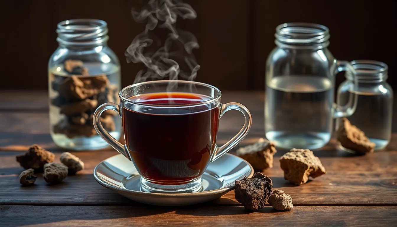 Easy Chaga Mushroom Tea Recipe: Brew This Antioxidant-Rich Superfood Tea at Home 12 Easy Chaga Mushroom Tea Recipe: Brew This Antioxidant-Rich Superfood Tea at Home 11