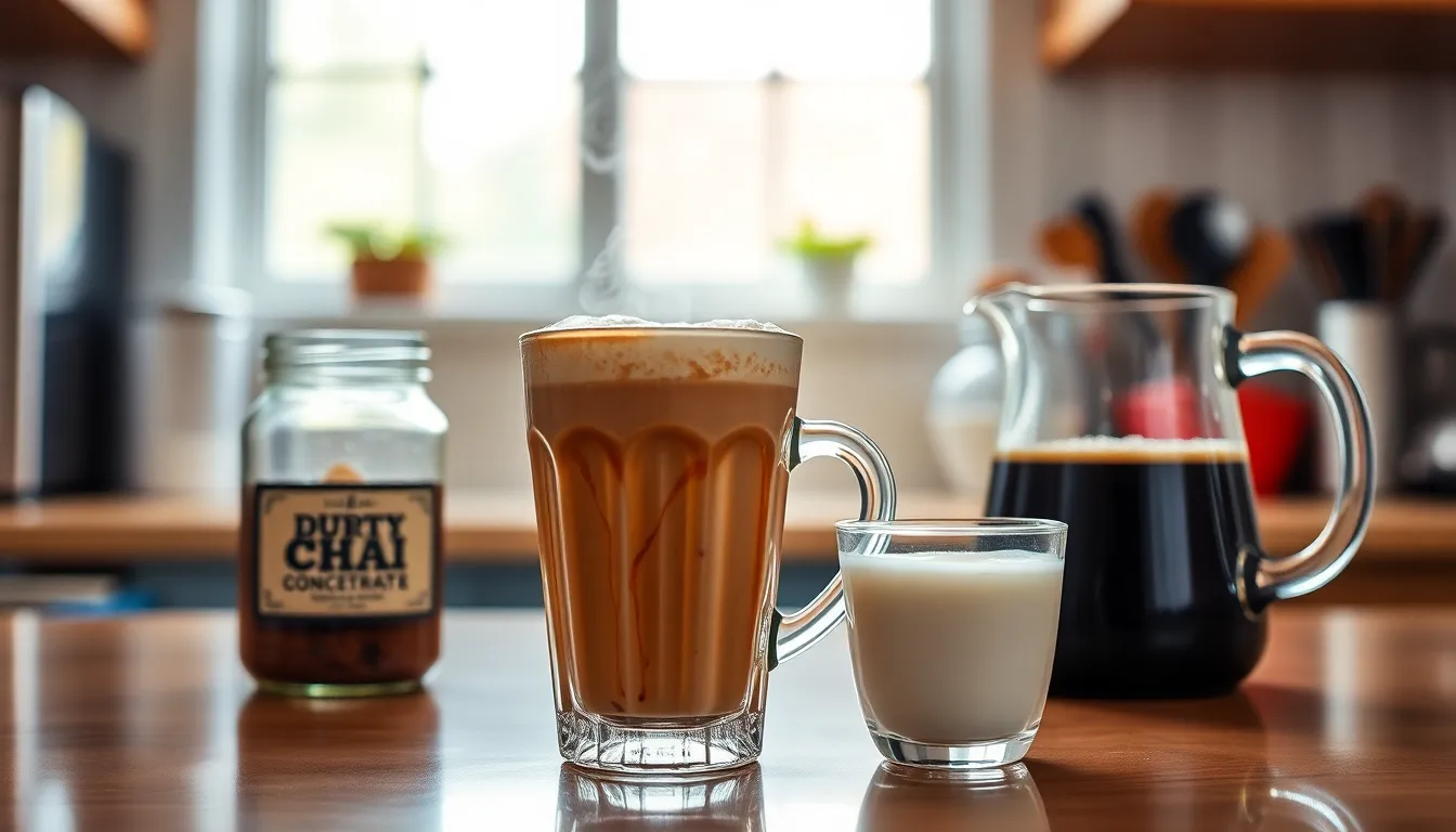 How to Make a Dirty Chai Latte at Home (Better Than Starbucks!) 12 How to Make a Dirty Chai Latte at Home (Better Than Starbucks!) 11