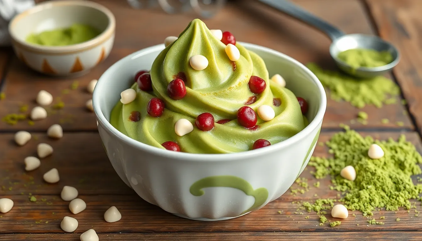 Homemade Matcha Green Tea Ice Cream Recipe (Creamy & Restaurant-Quality) 12 Homemade Matcha Green Tea Ice Cream Recipe (Creamy & Restaurant-Quality) 11
