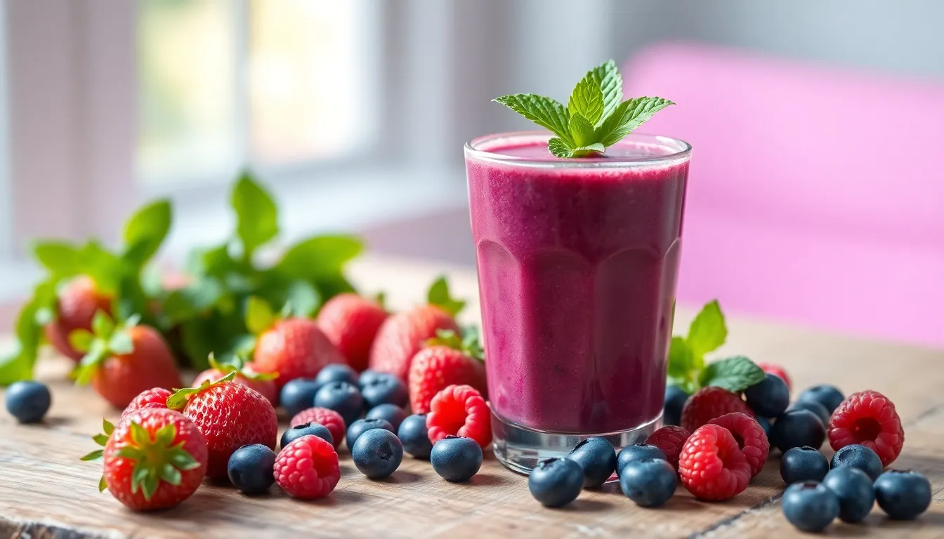 Easy Mixed Berry Smoothie Recipe: 5-Minute Healthy Breakfast in a Glass 12 Easy Mixed Berry Smoothie Recipe: 5-Minute Healthy Breakfast in a Glass 11