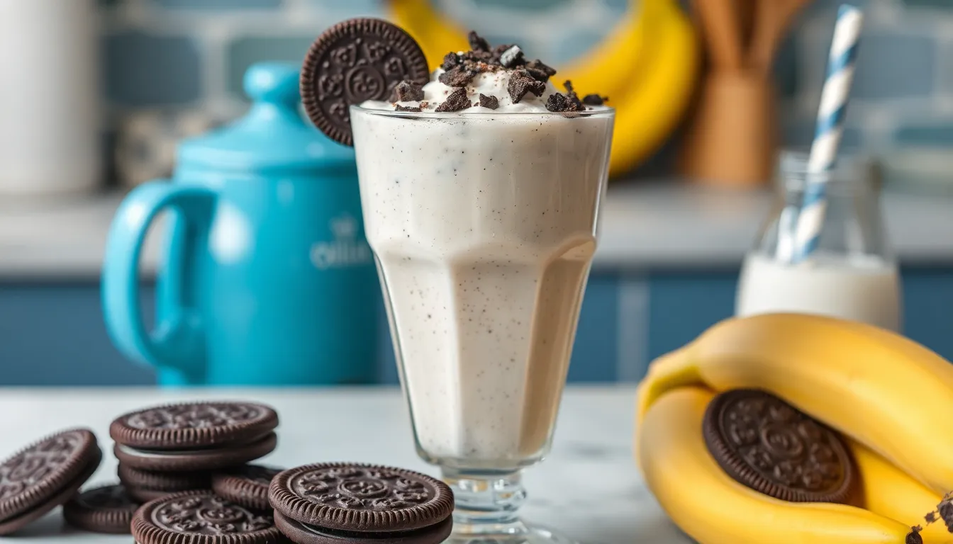 Easy 5-Minute Oreo Smoothie Recipe (Creamy & Delicious!) 12 Easy 5-Minute Oreo Smoothie Recipe (Creamy & Delicious!) 11