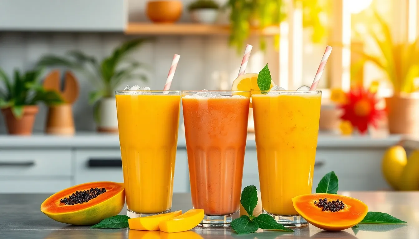 Perfect Papaya Smoothie Recipe: Creamy, Healthy & Ready in 5 Minutes 11