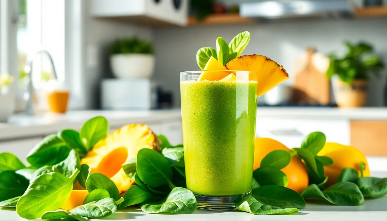 5-Minute Spinach Smoothie Recipe: Green Drink That Actually Tastes Amazing 12 5-Minute Spinach Smoothie Recipe: Green Drink That Actually Tastes Amazing 11