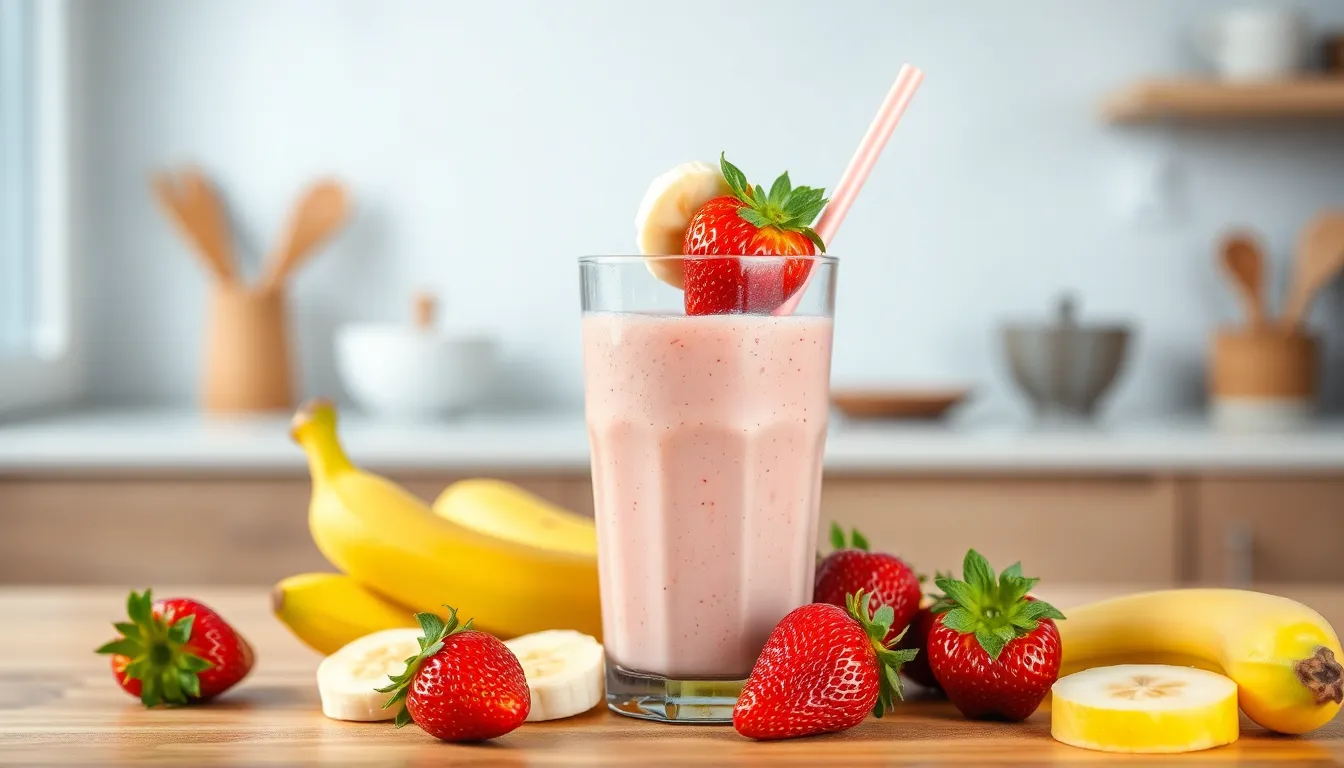 Perfect Strawberry Banana Smoothie Recipe (Ready in 5 Minutes!) 12 Perfect Strawberry Banana Smoothie Recipe (Ready in 5 Minutes!) 11